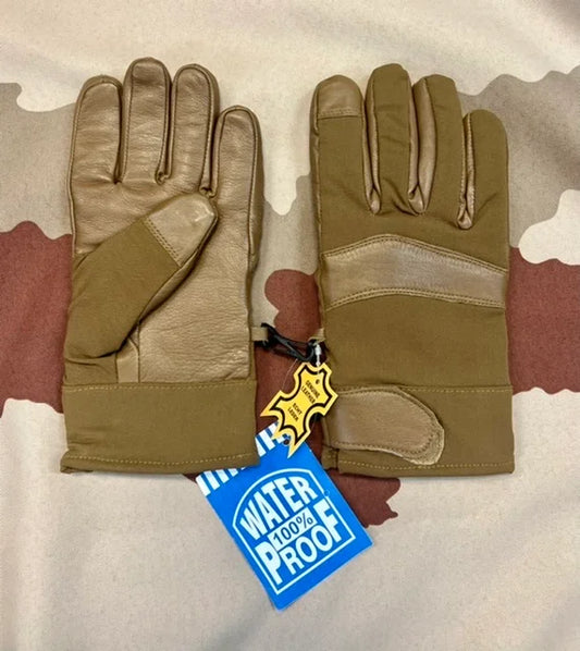 6 x Outdoor Hiking Waterproof Leather Gloves Tan