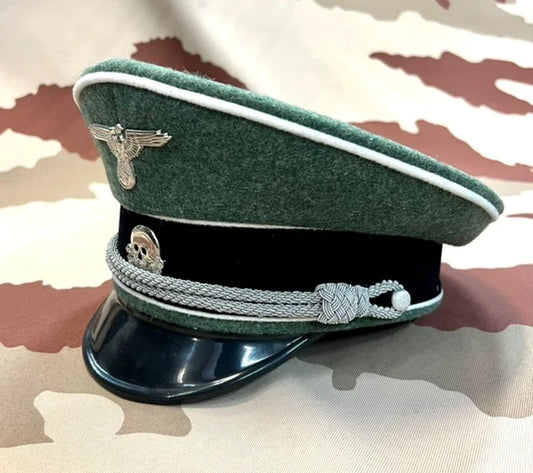 5 x Reproduction German Army HEER Peak Cap Green