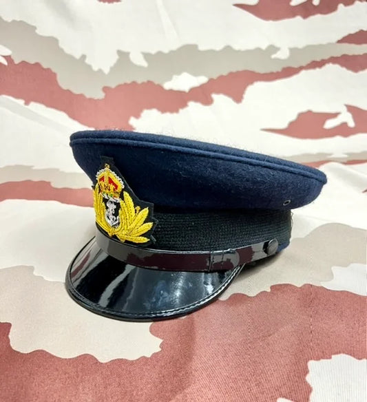 5 x British Royal Navy Peak Cap With Badge
