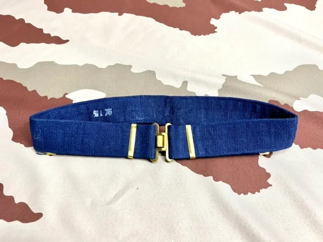 10 x Belgian Navy Belts With Brass Buckles