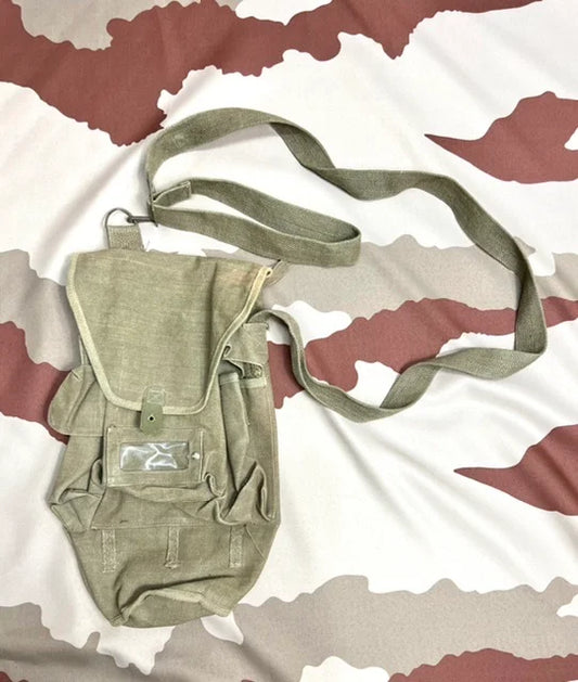 5 x Vintage Italian Army Gas Mask Bag