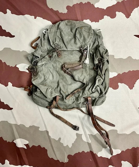 5 x Vintage 1939 Swedish Army Rucksacks