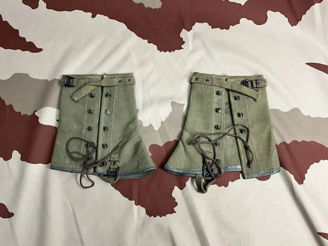 10 x Vintage Canvas Gaiters