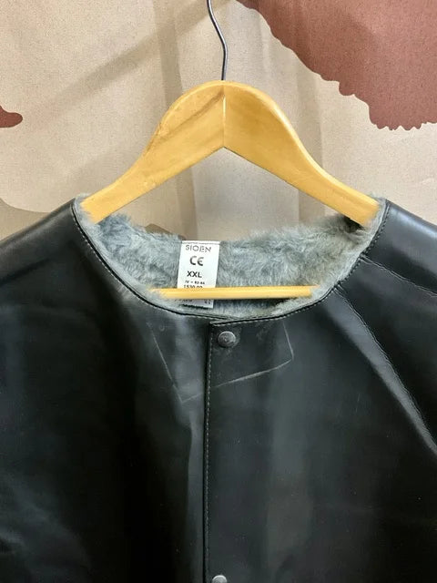 5 X Belgian Army Fur Lined Hunting Gilet