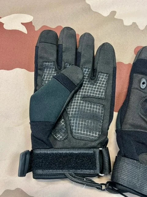 10 x Tactical Hard Knuckle Gloves - Black