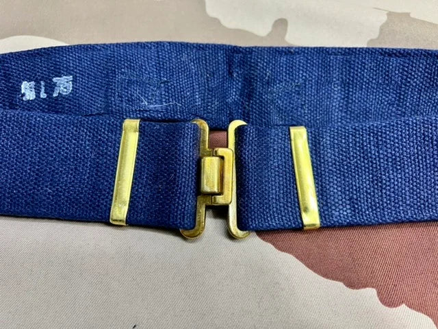 10 x Belgian Navy Belts With Brass Buckles