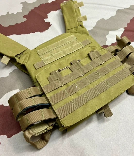 5 x Tactical Airsoft Combat Vest Tan