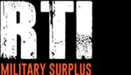RTI Military Surplus logo