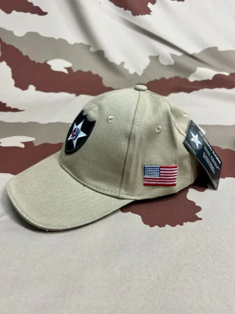 5 x US Army Style Caps Tan