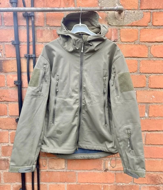 Shell Jacket Military 5 x OD Green Tactical Softshell Jackets – RTI Military Surplus