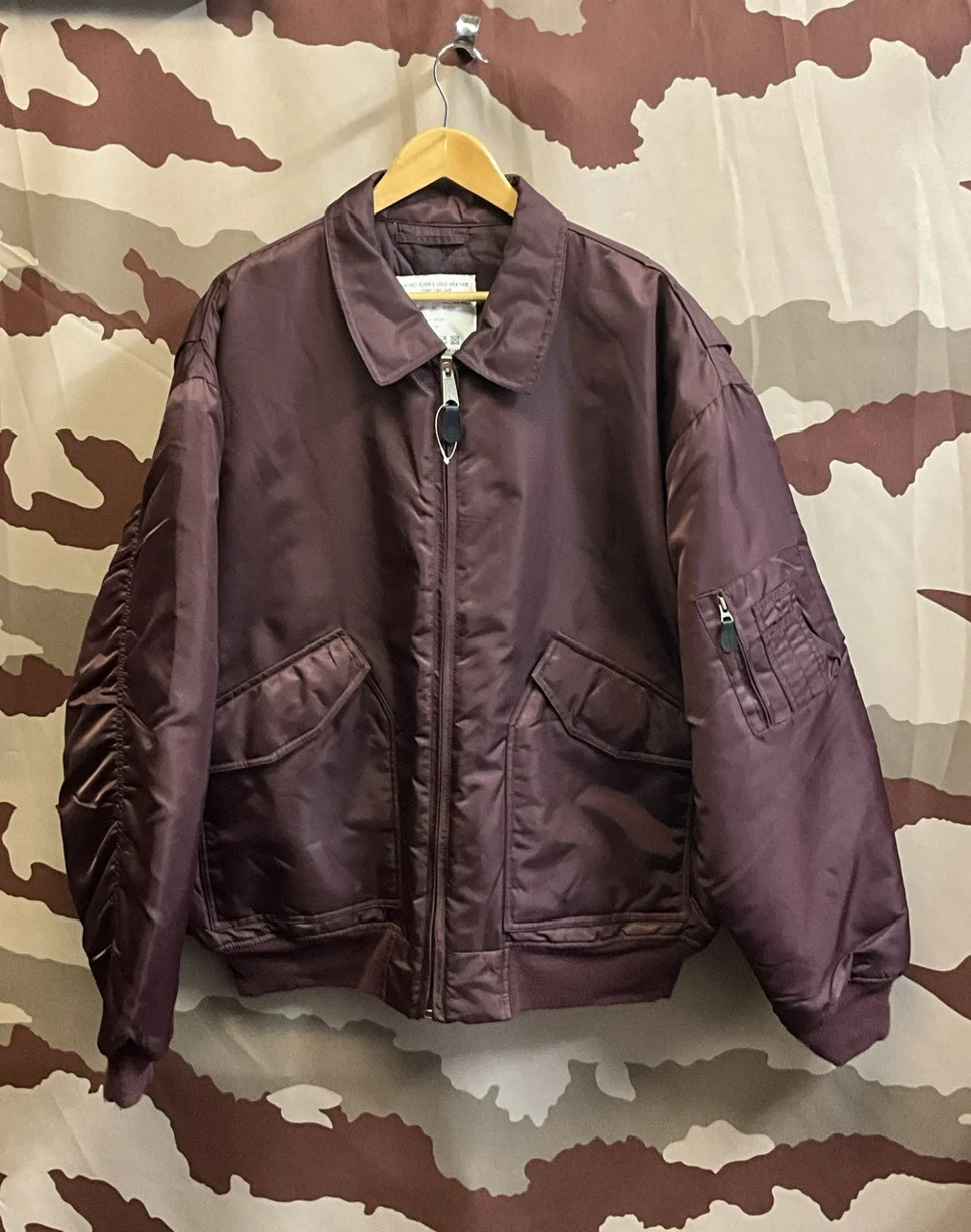 5 X Maroon MA1 Bomber Jacket