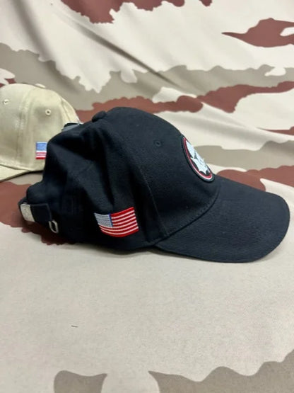 5 x US Army Style Caps Black