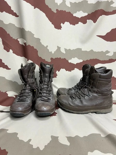 10 x Used British Army Brown Boots