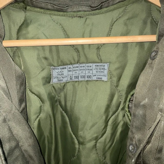 5 X Yugoslavian Army Winter Parka / Jacket