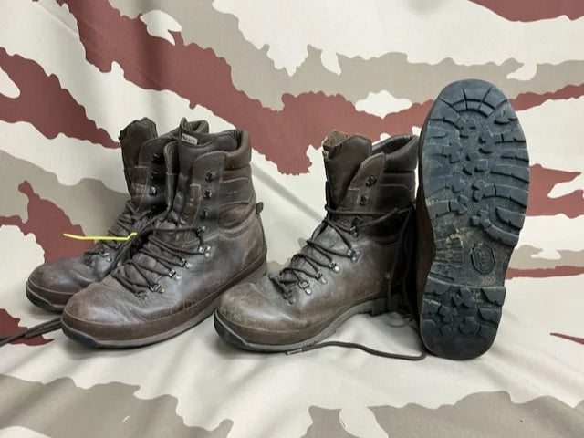 10 x Used British Army Brown Boots