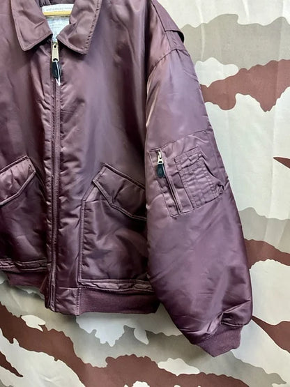 5 X Maroon MA1 Bomber Jacket